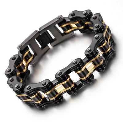 Diverse color motorcycle chain-style bracelet - Bean's Moto Booth