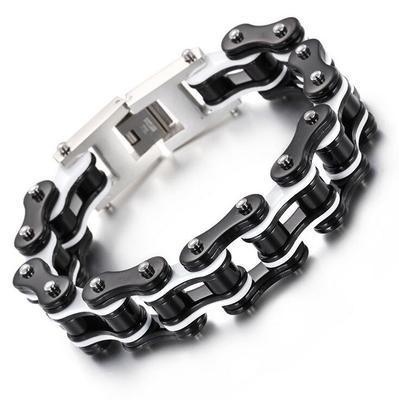 Diverse color motorcycle chain-style bracelet - Bean's Moto Booth