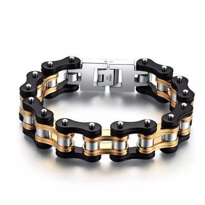 Diverse color motorcycle chain-style bracelet - Bean's Moto Booth