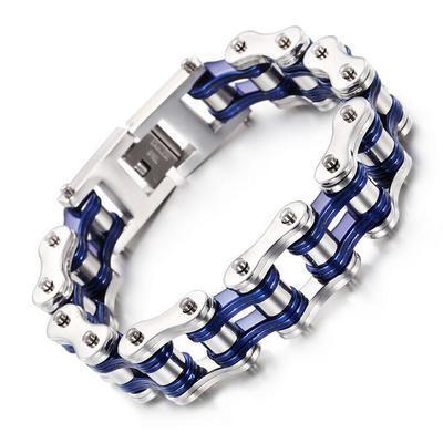 Diverse color motorcycle chain-style bracelet - Bean's Moto Booth