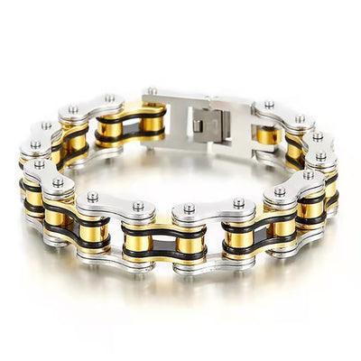 Diverse color motorcycle chain-style bracelet - Bean's Moto Booth