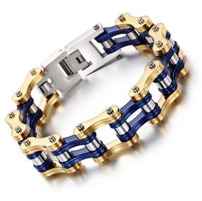 Diverse color motorcycle chain-style bracelet - Bean's Moto Booth