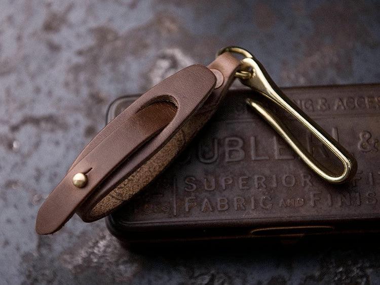 HORWEEN™ Vintage Glove Leather Clip - Bean's Moto Booth