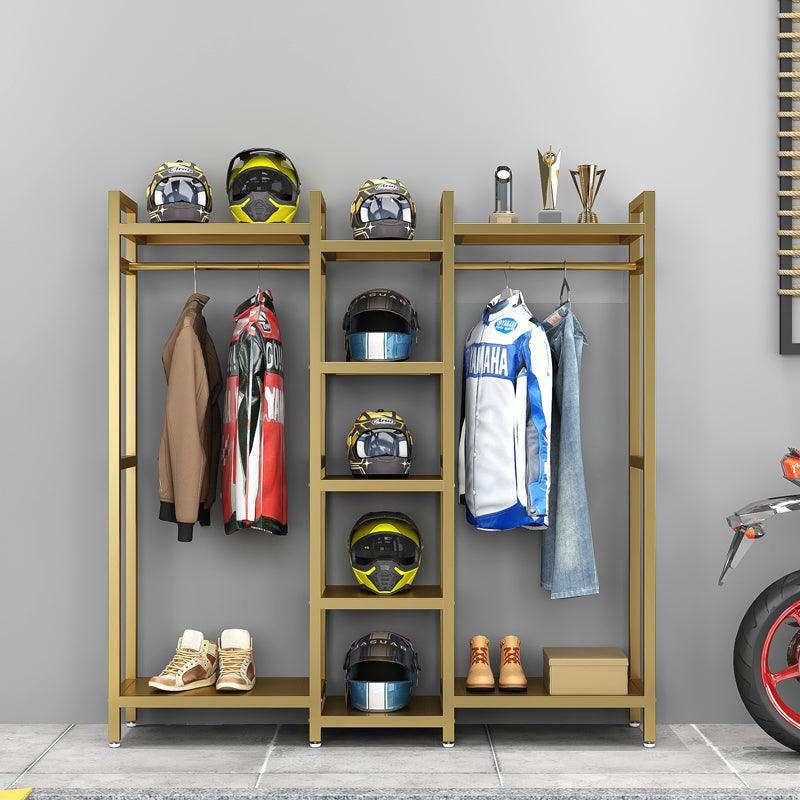 HSQ Motorcycle Gear Storage Display Rack